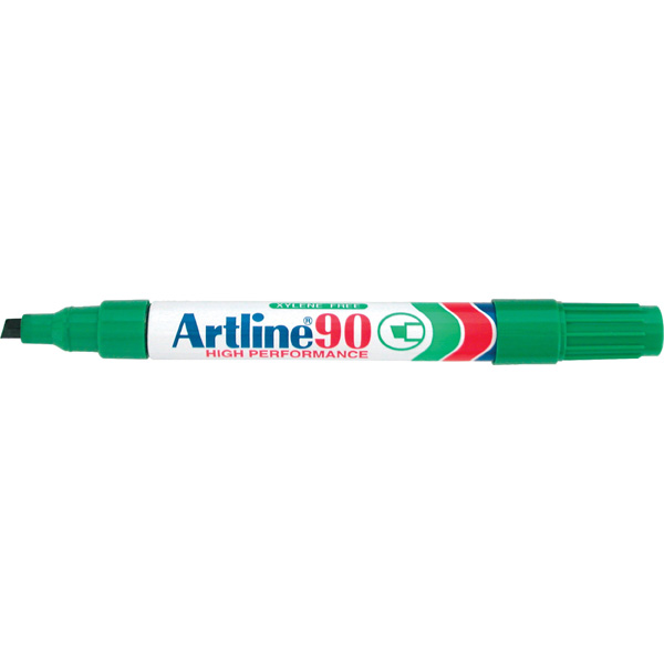 Artline 109004 90 Green Permanent Markers Box 12
